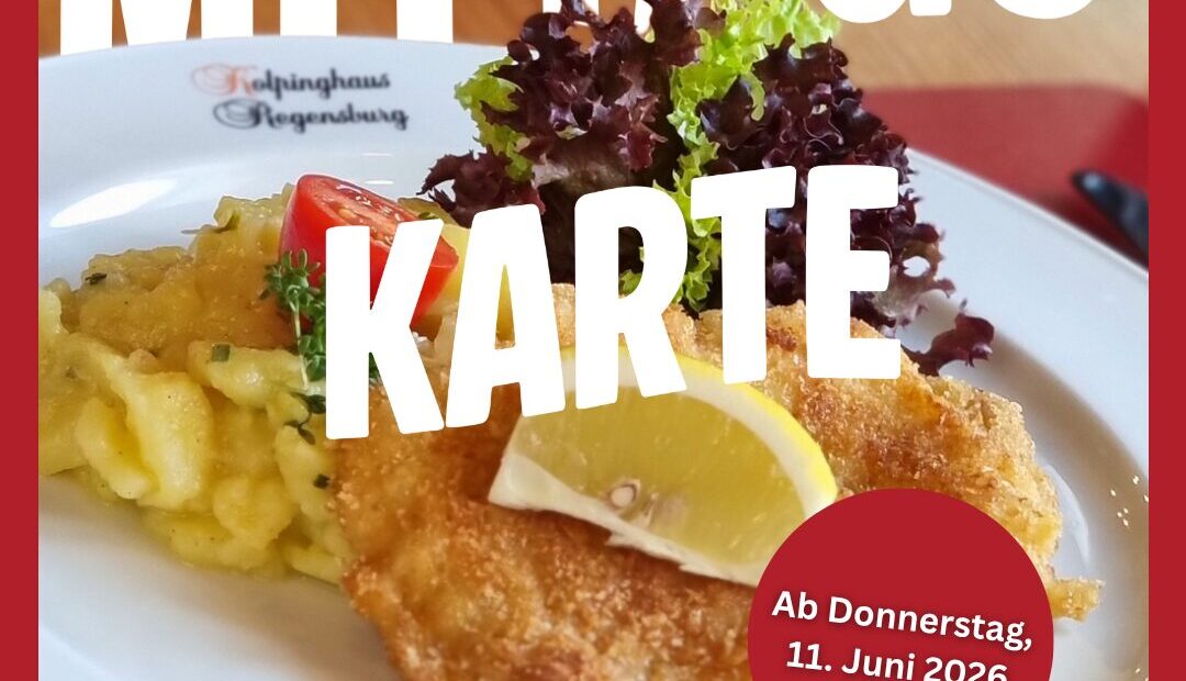 Mittagessen in Regensburg: Unser neues Mittagsangebot im Restaurant St. Erhard