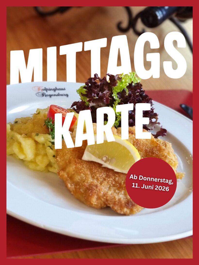 Mittagessen in Regensburg: Unser neues Mittagsangebot im Restaurant St. Erhard