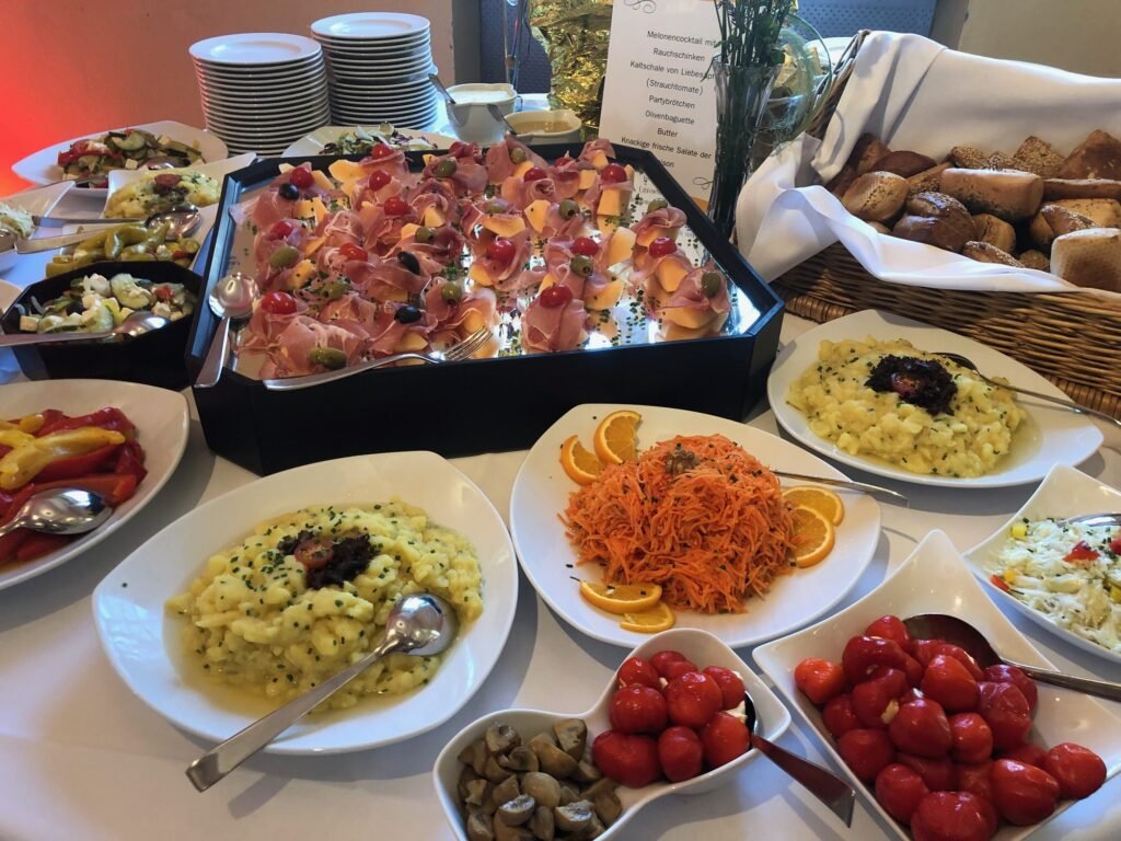 Kaltes Buffet vom Catering des Restaurant St. Erhard in Regensburg