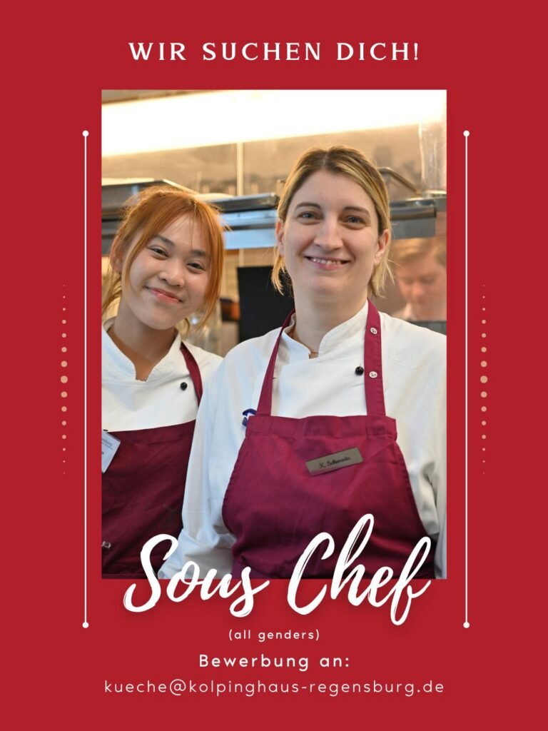 Stellenanzeige Sous Chef (m/w/d) im Restaurant St. Erhard Regensburg
